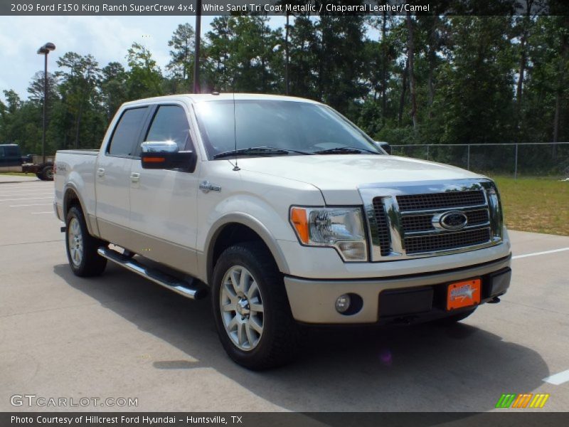 White Sand Tri Coat Metallic / Chaparral Leather/Camel 2009 Ford F150 King Ranch SuperCrew 4x4