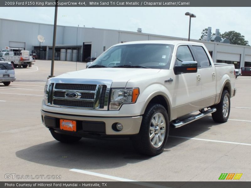 White Sand Tri Coat Metallic / Chaparral Leather/Camel 2009 Ford F150 King Ranch SuperCrew 4x4