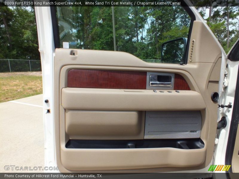 White Sand Tri Coat Metallic / Chaparral Leather/Camel 2009 Ford F150 King Ranch SuperCrew 4x4