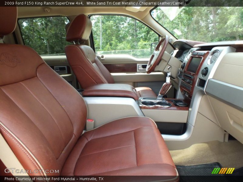 White Sand Tri Coat Metallic / Chaparral Leather/Camel 2009 Ford F150 King Ranch SuperCrew 4x4