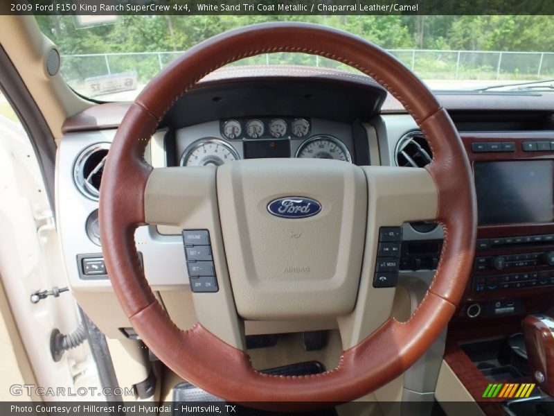 White Sand Tri Coat Metallic / Chaparral Leather/Camel 2009 Ford F150 King Ranch SuperCrew 4x4
