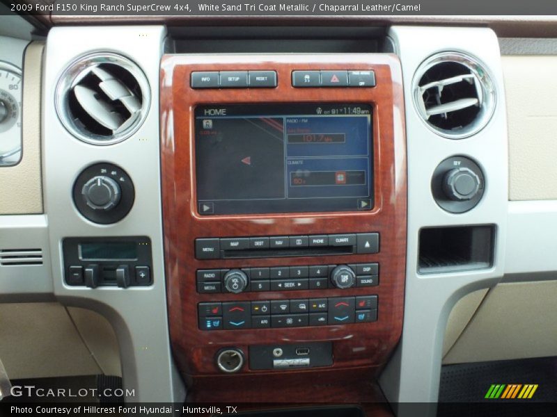 White Sand Tri Coat Metallic / Chaparral Leather/Camel 2009 Ford F150 King Ranch SuperCrew 4x4