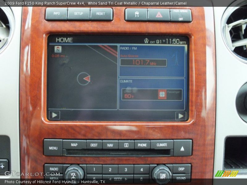 White Sand Tri Coat Metallic / Chaparral Leather/Camel 2009 Ford F150 King Ranch SuperCrew 4x4