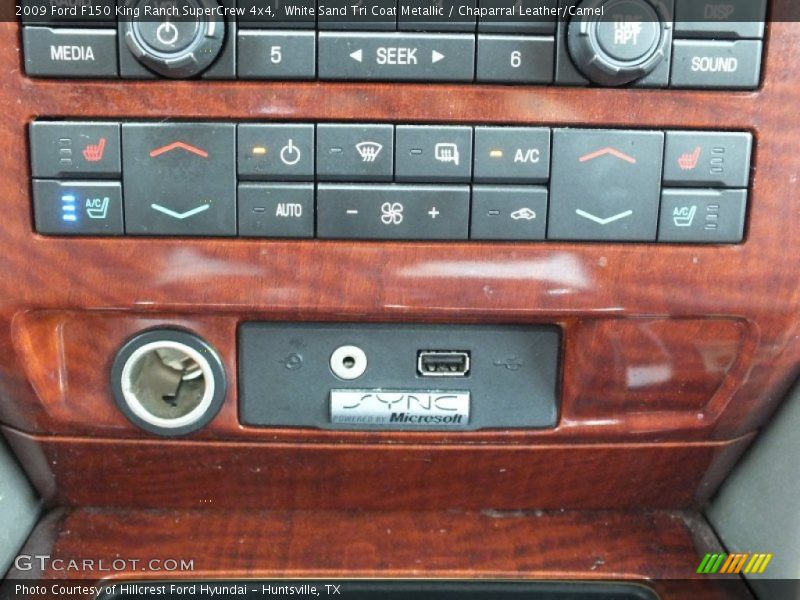 White Sand Tri Coat Metallic / Chaparral Leather/Camel 2009 Ford F150 King Ranch SuperCrew 4x4