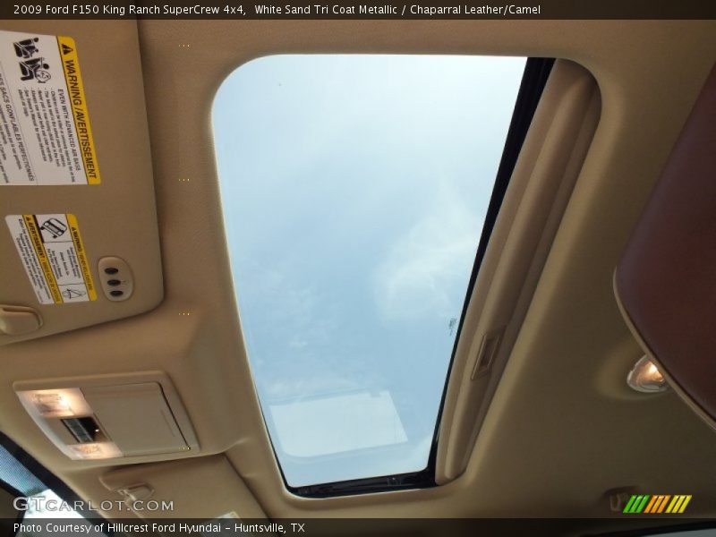 White Sand Tri Coat Metallic / Chaparral Leather/Camel 2009 Ford F150 King Ranch SuperCrew 4x4