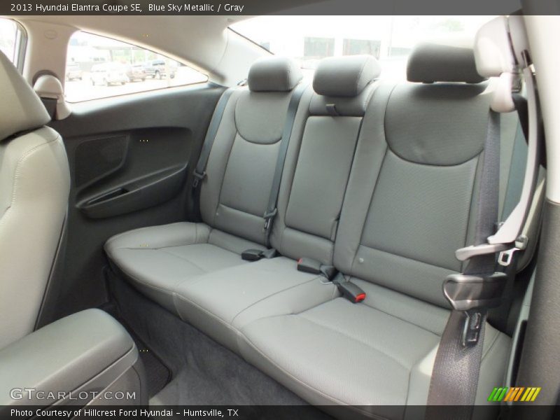 Rear Seat of 2013 Elantra Coupe SE