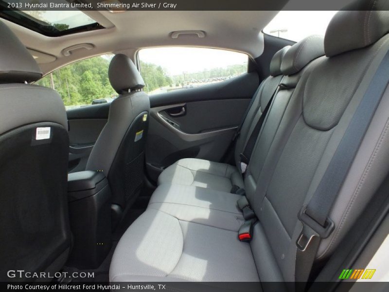 Shimmering Air Silver / Gray 2013 Hyundai Elantra Limited