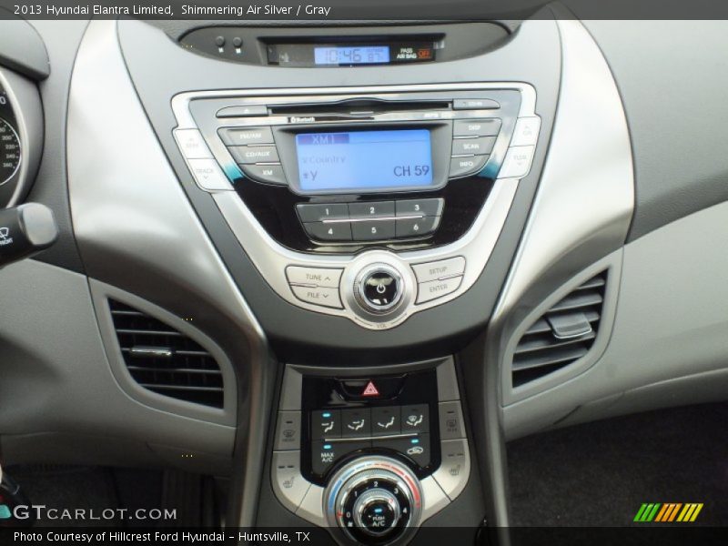 Shimmering Air Silver / Gray 2013 Hyundai Elantra Limited