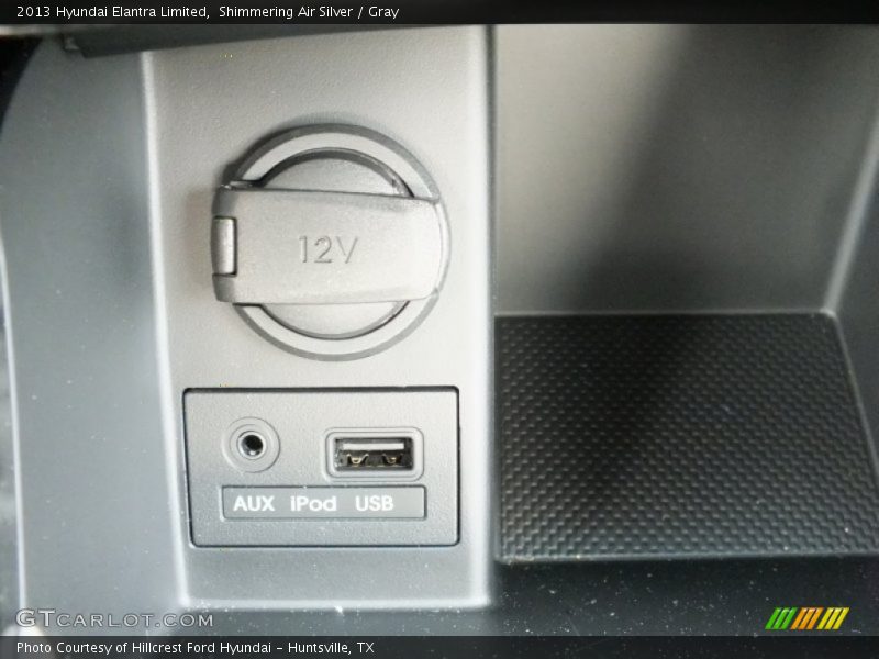 Shimmering Air Silver / Gray 2013 Hyundai Elantra Limited