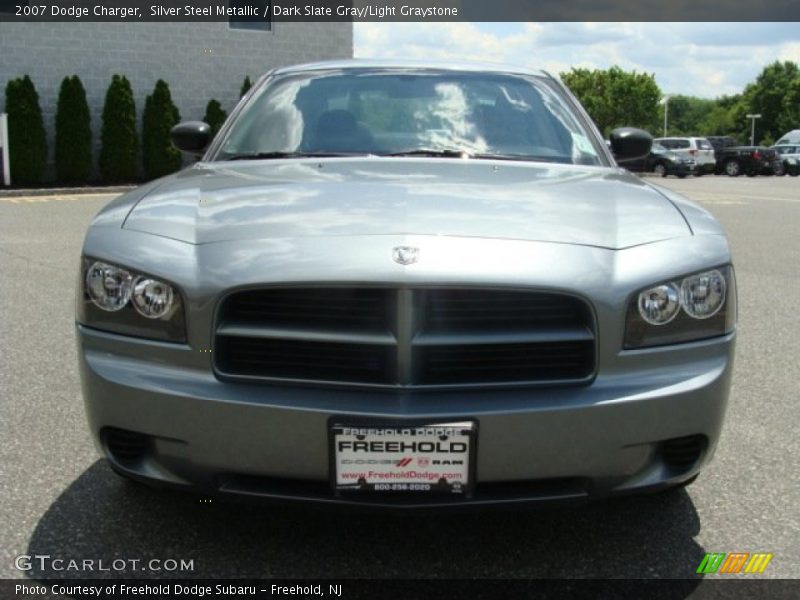 Silver Steel Metallic / Dark Slate Gray/Light Graystone 2007 Dodge Charger