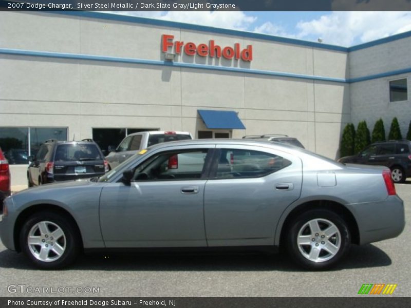 Silver Steel Metallic / Dark Slate Gray/Light Graystone 2007 Dodge Charger