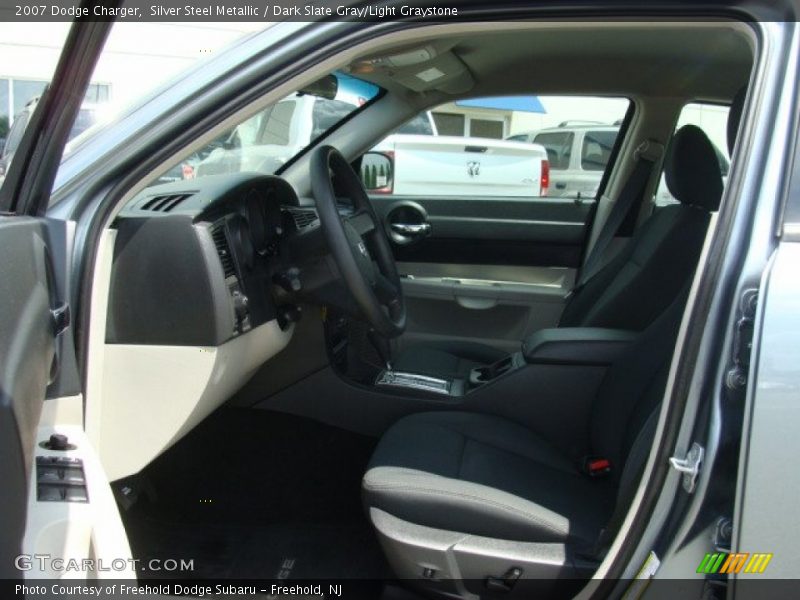 Silver Steel Metallic / Dark Slate Gray/Light Graystone 2007 Dodge Charger