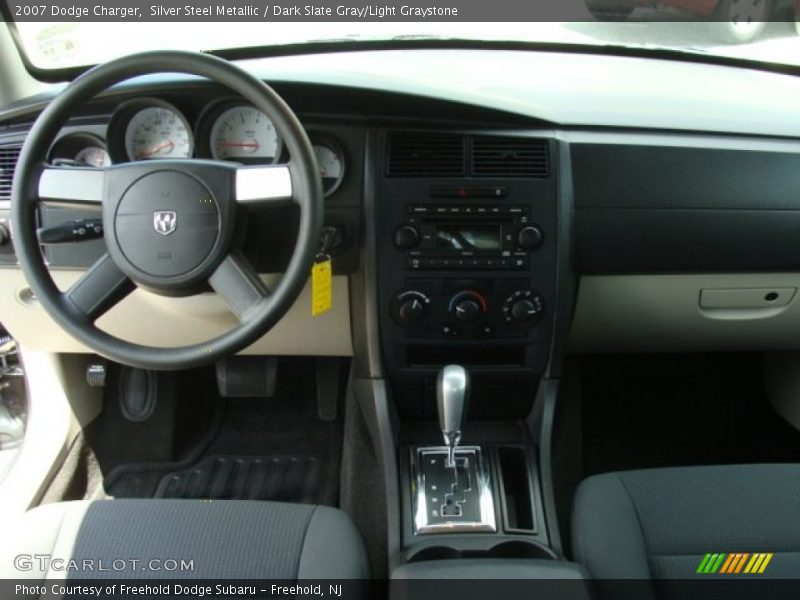 Silver Steel Metallic / Dark Slate Gray/Light Graystone 2007 Dodge Charger