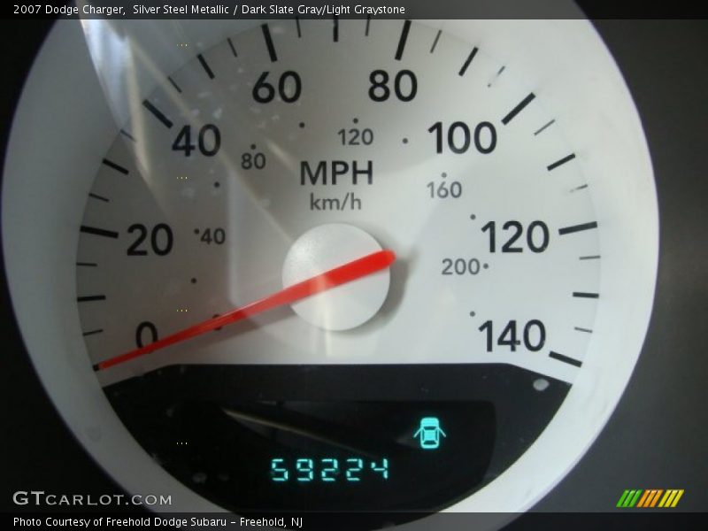 Silver Steel Metallic / Dark Slate Gray/Light Graystone 2007 Dodge Charger