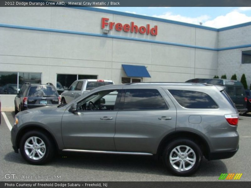 Mineral Gray Metallic / Black 2012 Dodge Durango Crew AWD