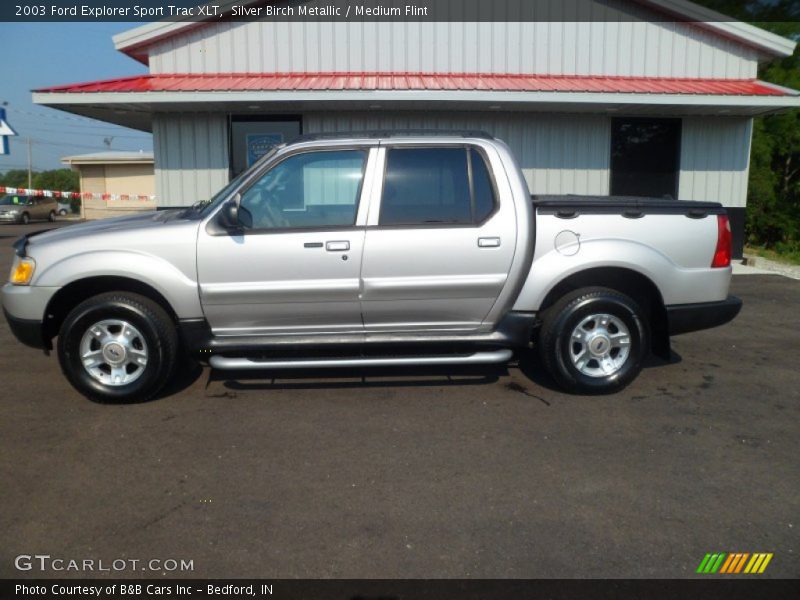 Silver Birch Metallic / Medium Flint 2003 Ford Explorer Sport Trac XLT