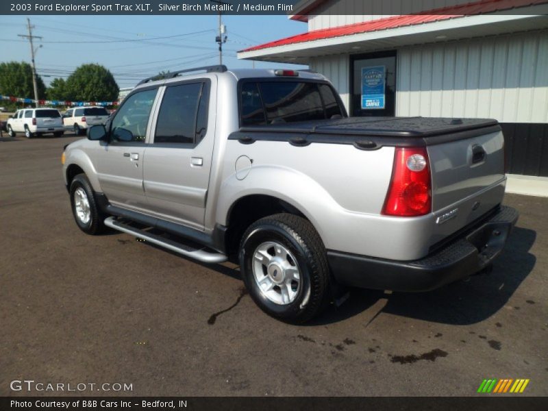 Silver Birch Metallic / Medium Flint 2003 Ford Explorer Sport Trac XLT