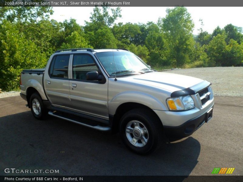 Silver Birch Metallic / Medium Flint 2003 Ford Explorer Sport Trac XLT