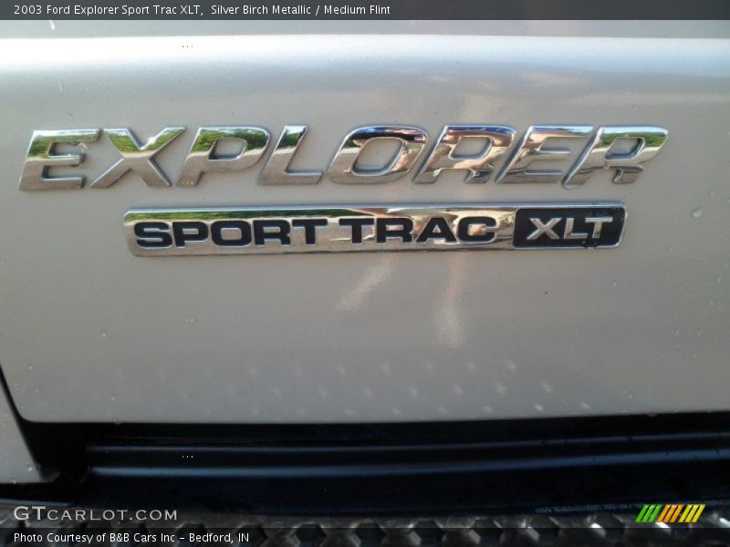 Silver Birch Metallic / Medium Flint 2003 Ford Explorer Sport Trac XLT