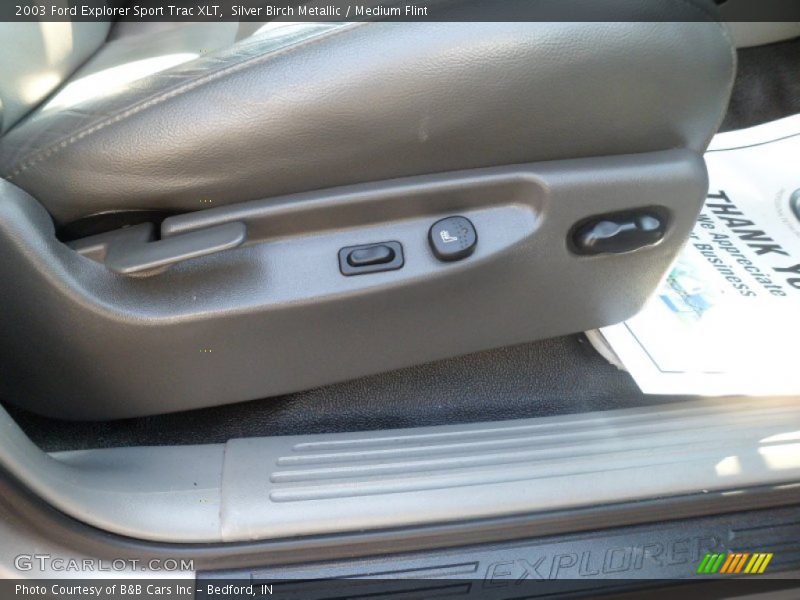 Silver Birch Metallic / Medium Flint 2003 Ford Explorer Sport Trac XLT