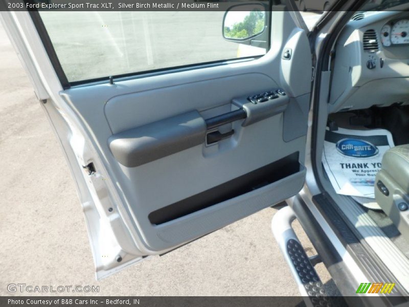 Silver Birch Metallic / Medium Flint 2003 Ford Explorer Sport Trac XLT
