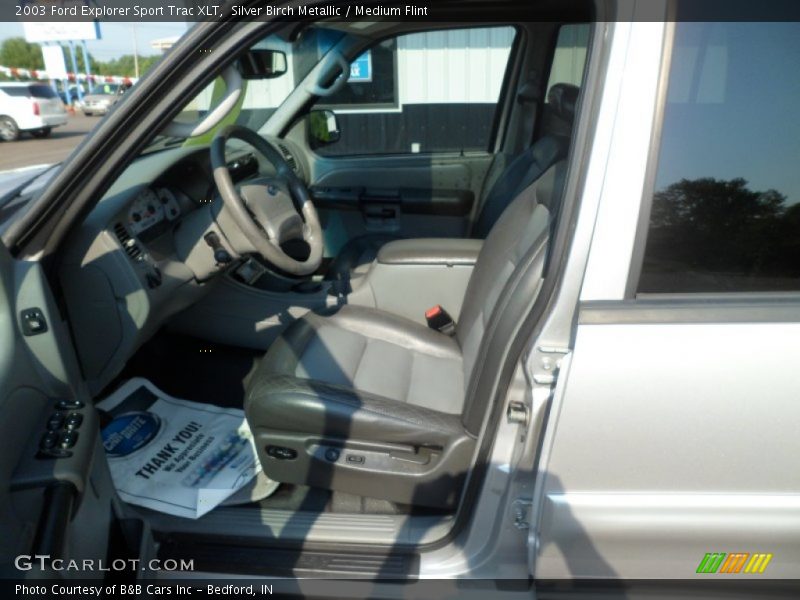 Silver Birch Metallic / Medium Flint 2003 Ford Explorer Sport Trac XLT
