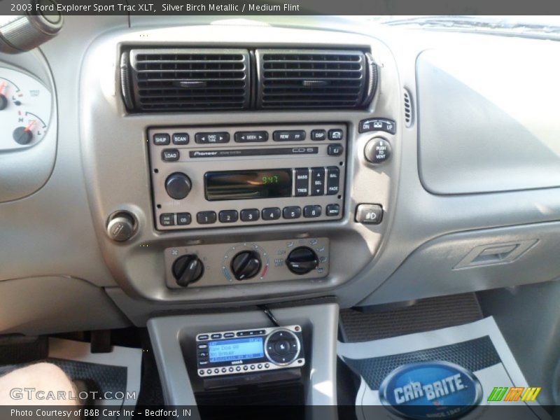 Silver Birch Metallic / Medium Flint 2003 Ford Explorer Sport Trac XLT