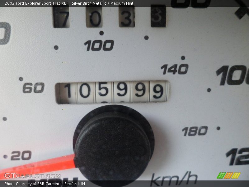 Silver Birch Metallic / Medium Flint 2003 Ford Explorer Sport Trac XLT