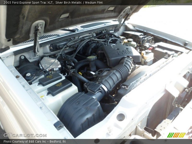 Silver Birch Metallic / Medium Flint 2003 Ford Explorer Sport Trac XLT