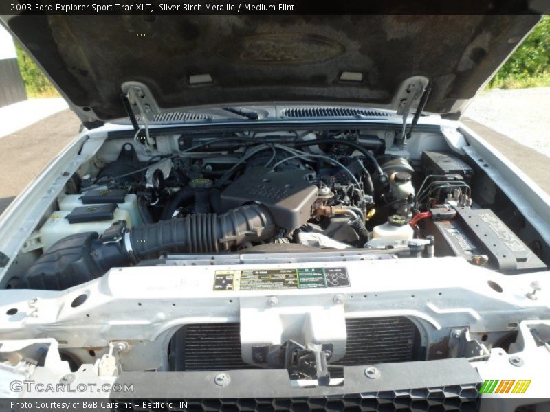 Silver Birch Metallic / Medium Flint 2003 Ford Explorer Sport Trac XLT