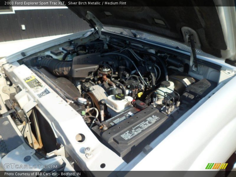 Silver Birch Metallic / Medium Flint 2003 Ford Explorer Sport Trac XLT