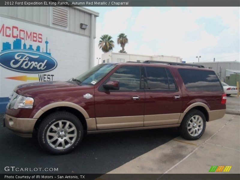 Autumn Red Metallic / Chaparral 2012 Ford Expedition EL King Ranch