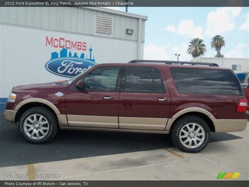 Autumn Red Metallic / Chaparral 2012 Ford Expedition EL King Ranch
