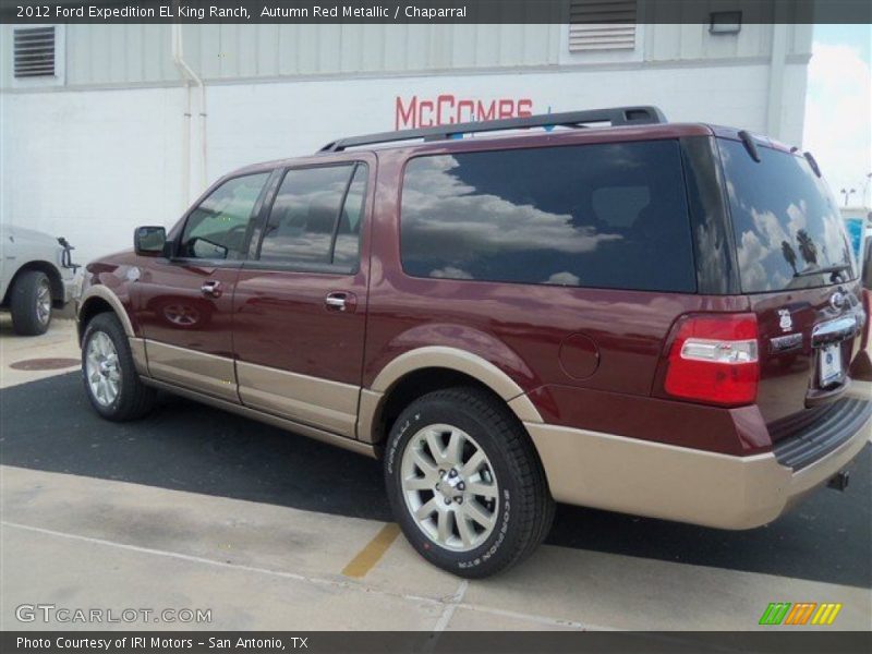 Autumn Red Metallic / Chaparral 2012 Ford Expedition EL King Ranch