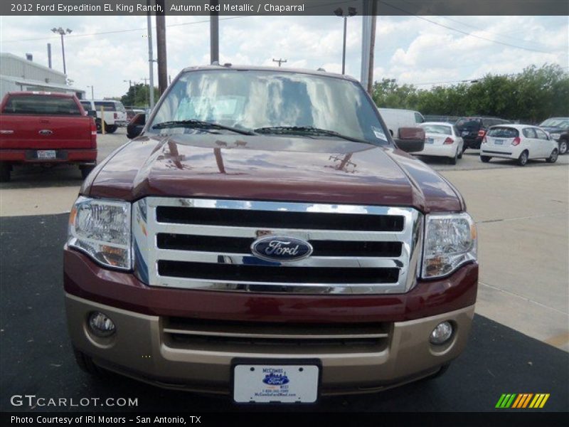 Autumn Red Metallic / Chaparral 2012 Ford Expedition EL King Ranch