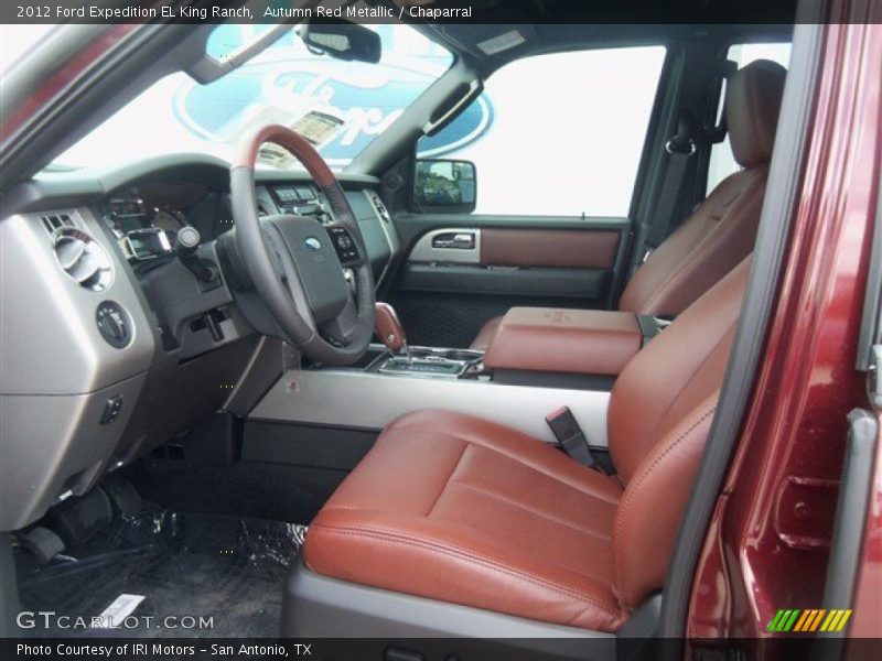 Front Seat of 2012 Expedition EL King Ranch