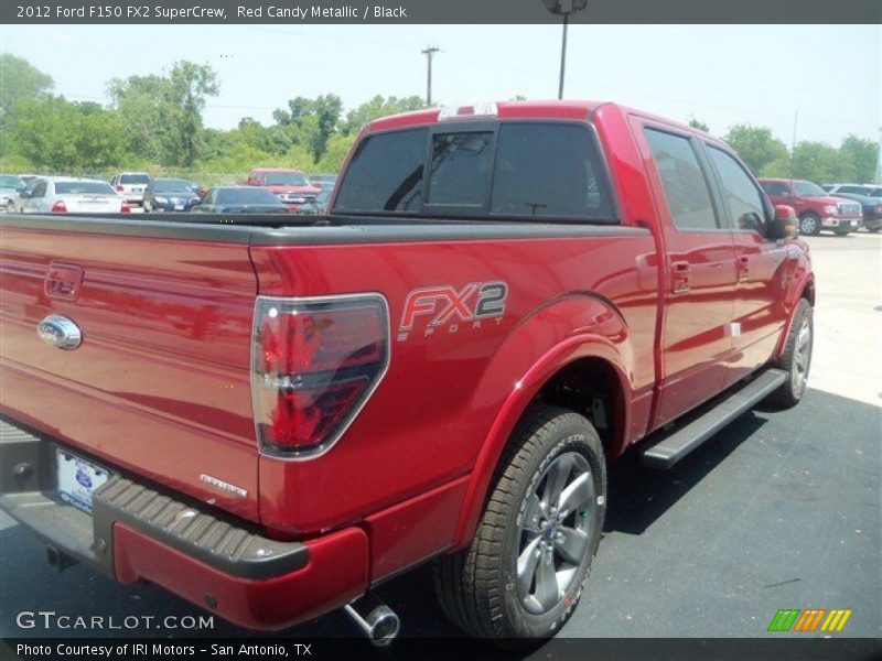 Red Candy Metallic / Black 2012 Ford F150 FX2 SuperCrew