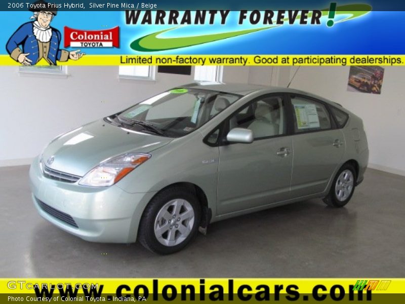 Silver Pine Mica / Beige 2006 Toyota Prius Hybrid
