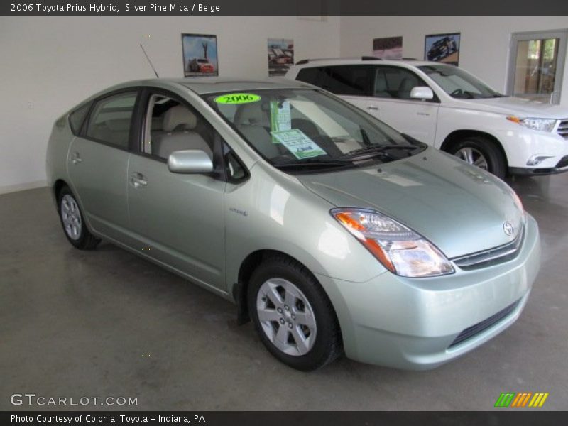 Silver Pine Mica / Beige 2006 Toyota Prius Hybrid