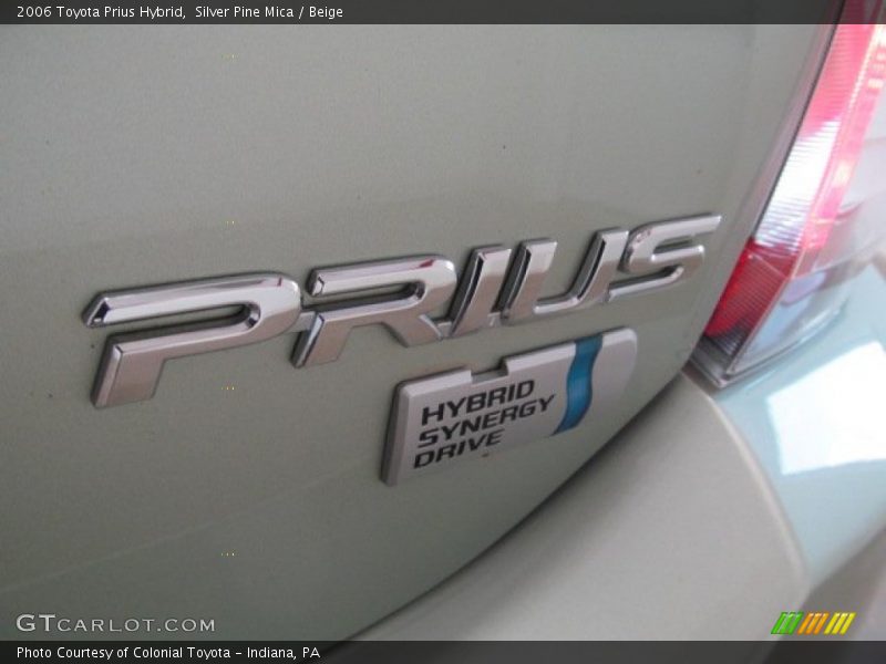 Silver Pine Mica / Beige 2006 Toyota Prius Hybrid