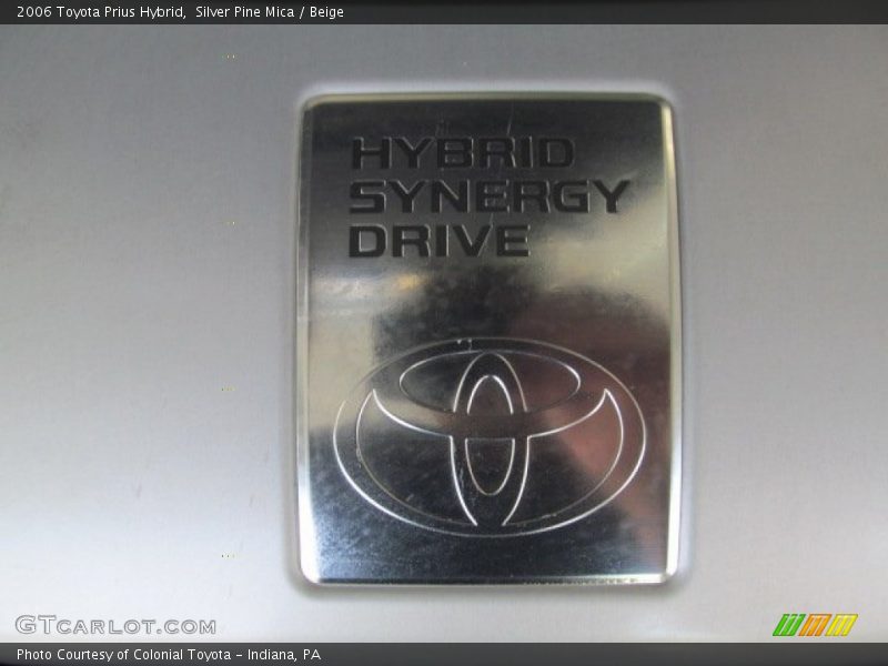 Silver Pine Mica / Beige 2006 Toyota Prius Hybrid