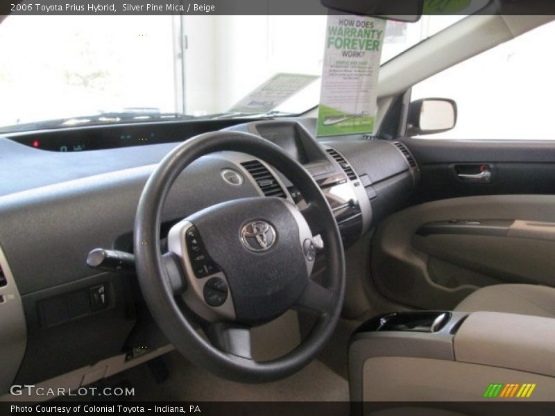 Silver Pine Mica / Beige 2006 Toyota Prius Hybrid