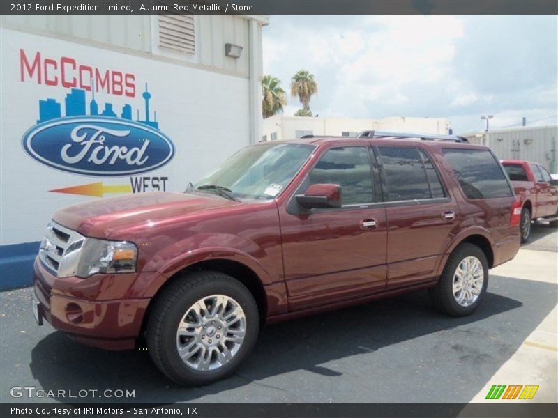 Autumn Red Metallic / Stone 2012 Ford Expedition Limited