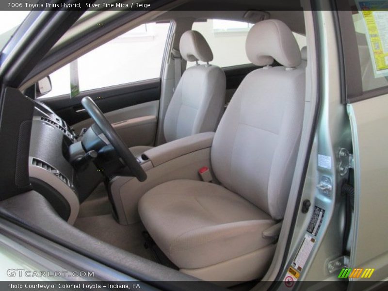 Silver Pine Mica / Beige 2006 Toyota Prius Hybrid