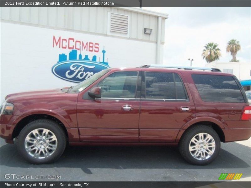 Autumn Red Metallic / Stone 2012 Ford Expedition Limited