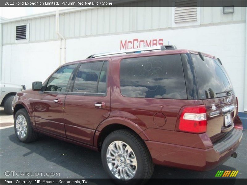 Autumn Red Metallic / Stone 2012 Ford Expedition Limited