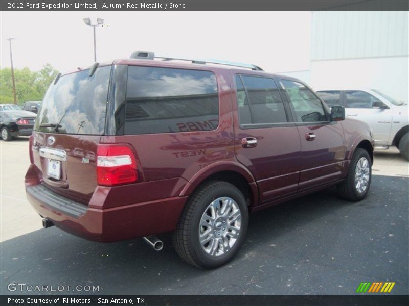 Autumn Red Metallic / Stone 2012 Ford Expedition Limited