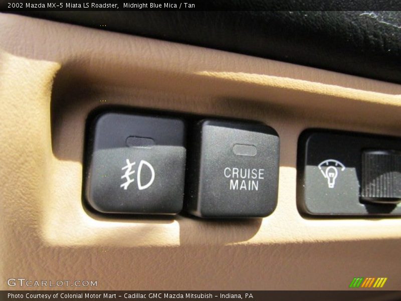 Controls of 2002 MX-5 Miata LS Roadster