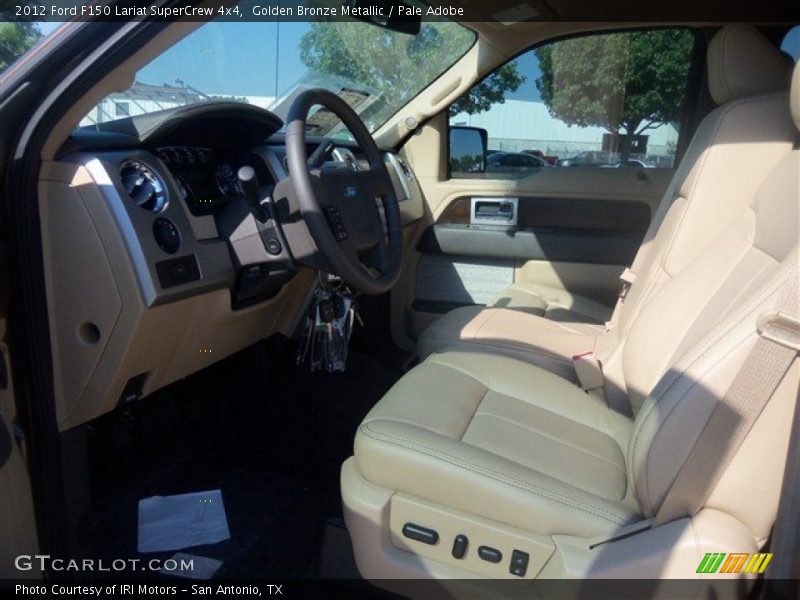 Golden Bronze Metallic / Pale Adobe 2012 Ford F150 Lariat SuperCrew 4x4