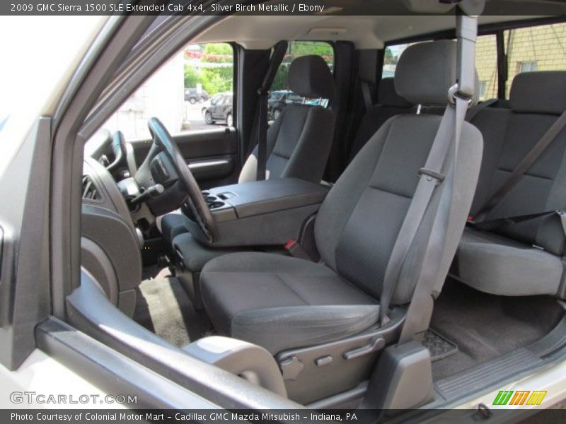 Silver Birch Metallic / Ebony 2009 GMC Sierra 1500 SLE Extended Cab 4x4